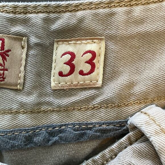 Lucky Brand 9" Classic Cargo Shorts Otter Tan 33 - Picture 9 of 13
